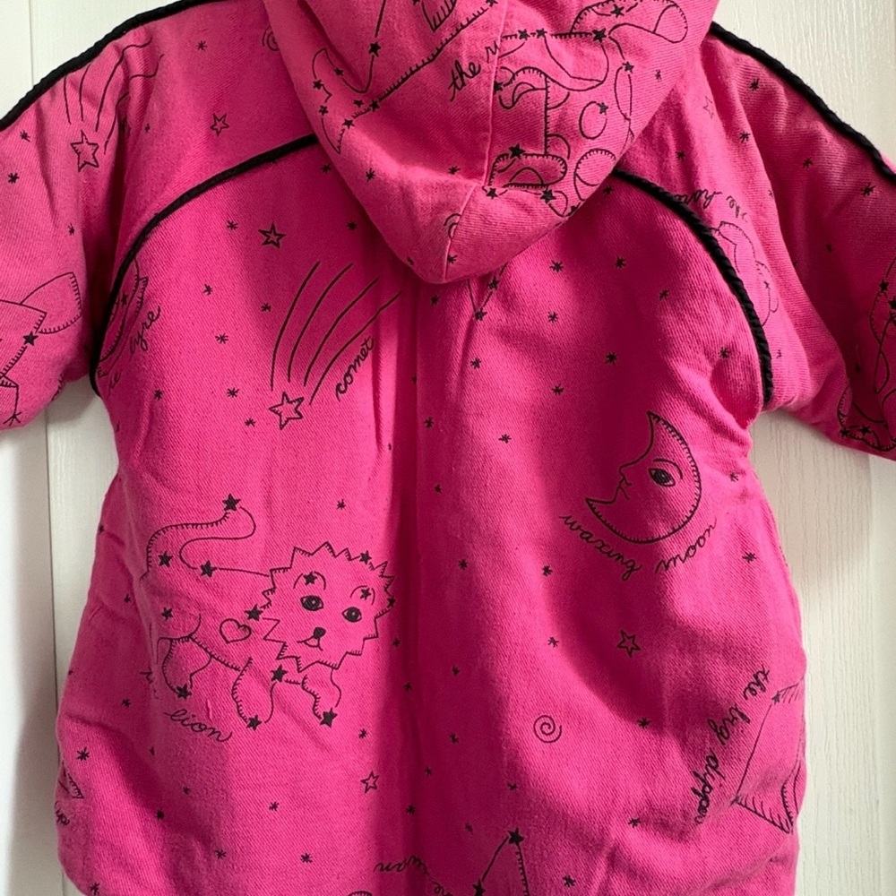 Pink Kids Puffer Jacket - Picture 3 of 9